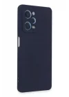 Mey İthalat®   Redmi Note 12 Pro 5G Kılıf Nano içi Kadife Silikon - Lacivert