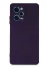 Mey İthalat®   Redmi Note 12 Pro 5G Kılıf Nano içi Kadife Silikon - Mor