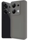 Mey İthalat®   Redmi Note 13 Pro 4G Kılıf Viera Silikon - Gri