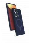 Mey İthalat®   Redmi Note 13 Pro 4G Regal Magsafe Standlı Kapak - Lacivert