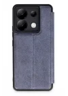 Mey İthalat®   Redmi Note 13 Pro 5G Kılıf Flip Cover - Lacivert