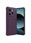 Mey İthalat®   Redmi Note 14 4G Kelvin Kartvizitli Silikon - Derin Mor