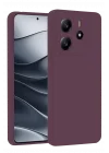 Mey İthalat®   Redmi Note 14 4G Kılıf First Silikon - Mürdüm