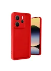 Mey İthalat®   Redmi Note 14 4G Kılıf Viera Silikon - Kırmızı
