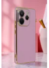 Mey İthalat®   Redmi Note 14 4G Kılıf Volet Silikon - Mor