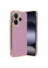 Mey İthalat®   Redmi Note 14 4G Kılıf Volet Silikon - Mor