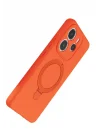 Mey İthalat®   Redmi Note 14 4G Regal Magsafe Standlı Kapak - Turuncu