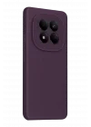 Mey İthalat®   Redmi Note 15 4G First Silikon - Mürdüm