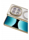 Mey İthalat®   Redmi Note 15 4G Joke Simli Magneticsafe Kılıf - Gold