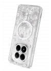 Mey İthalat®   Redmi Note 15 4G Misk Simli Magsafe Kapak - Desen 2
