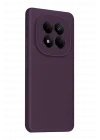 Mey İthalat®   Redmi Note 15 Pro 4G First Silikon - Mürdüm