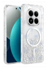Mey İthalat®   Redmi Note 15 Pro 4G Misk Simli Magsafe Kapak - Desen 3