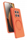 Mey İthalat®   Redmi Note 15 Pro 4G Regal Magsafe Standlı Kapak - Turuncu