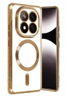 Mey İthalat®   Redmi Note 15 Pro 5G Kross Magneticsafe Kapak - Gold