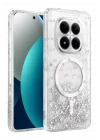 Mey İthalat®   Redmi Note 15 Pro Plus 5G Misk Simli Magsafe Kapak - Desen 1