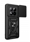 Mey İthalat®   Redmi Note 15 Pro Plus 5G Pars Lens Yüzüklü Silikon - Siyah