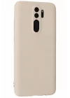 Mey İthalat®   Redmi Note 8 Pro Kılıf First Silikon - Krem