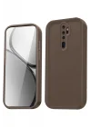 Mey İthalat®   Redmi Note 8 Pro Kılıf Viera Silikon - Kahverengi