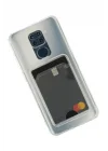 Mey İthalat®   Redmi Note 9 Kılıf Kart Şeffaf Silikon - Şeffaf
