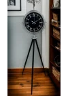 Mey İthalat® Regal Krom Tripod Ayaklı Saat