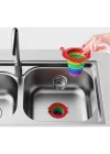 Mey İthalat® Renkli 6 Kademeli Lavabo Süzgeci