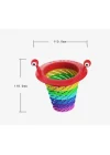 Mey İthalat® Renkli 6 Kademeli Lavabo Süzgeci