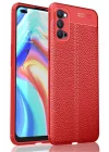 Mey İthalat®   Reno 4 Pro Kılıf Auto Focus Kapak - Kırmızı
