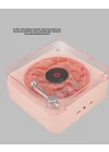 Mey İthalat® Retro Bluetooth Hoparlör – Kristal Ses, Gece Lambası, Saatli Tasarım Yeni Nesil