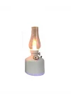 Mey İthalat® Retro Gaz Lambası Tasarımlı USB Şarjlı Aroma Difüzörü 280 ml Nano Mist Nemlendirici