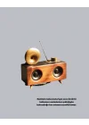 Mey İthalat® Retro Gramofon Tasarımlı Bluetooth Hoparlör – 3D Stereo Ses, 1800 mAh Batarya