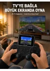 Mey İthalat® Retro Oyun Konsolu 520 Klasik Oyunlu Şarj Edilebilir El Konsolu