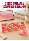 Mey İthalat® Retro Tarz Bluetooth 5.1 Klavye – Win/OSX/Android/iOS Uyumlu Yeni Nesil