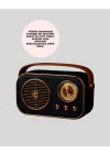 Mey İthalat® Retro Tarz Kablosuz Radyo – Bluetooth, USB ve TF Kart Girişli