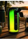 Mey İthalat® RGB Aydınlatmalı Kablosuz Bluetooth Hoparlör USB Bellek TF Kart Destekli