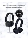Mey İthalat® RGB Işıklı Katlanabilir Bluetooth 5.3 Kulak Üstü Kulaklık