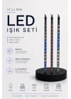 Mey İthalat® RGB LED Dış Ve İç Mekan Süsleme Işığı 10 Çubuklu Şerit