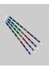 Mey İthalat® RGB LED Dış Ve İç Mekan Süsleme Işığı 10 Çubuklu Şerit