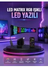 Mey İthalat® RGB LED Panel Renkli Işık Efektli Dekoratif Aydınlatma