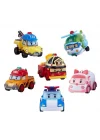 Mey İthalat® Robocar Poli Gogo Rescue Deluxe 6lı Set