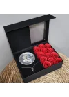 Mey İthalat® Romantik Gül ve İstiridye İnci Kolye Seti