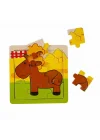 Mey İthalat® S00002907 PUZZLE ANIMALS 9 PCS 3 AST
