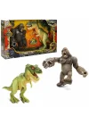 Mey İthalat® S01071144 OYUN SET PRİMAL CLASH GORİLLA/TREX 2Lİ