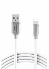 Mey İthalat®  S48 Lightning Kablo iphone Uyumlu 1M 3A - Beyaz