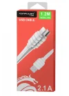 Mey İthalat®  S56 2in1 (Lightning-Micro USB) Kablo 1.2M 2.1A
