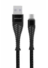 Mey İthalat®  S61 Micro USB Kablo 1.2M 2.1A - Siyah