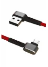 Mey İthalat®  S73 Micro USB Kablo 1M 2.1A - Kırmızı