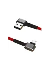 Mey İthalat®  S73 Micro USB Kablo 1M 2.1A - Kırmızı