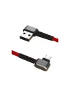 Mey İthalat®  S73 Micro USB Kablo 1M 2.1A - Kırmızı