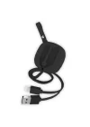 Mey İthalat®  S80 Lightning Kablo iphone Uyumlu 20cm-1M 2A - Siyah