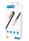 Mey İthalat®  S89 Metal Uçlu Lightning Kablo iphone Uyumlu 1M 2.4A - Siyah